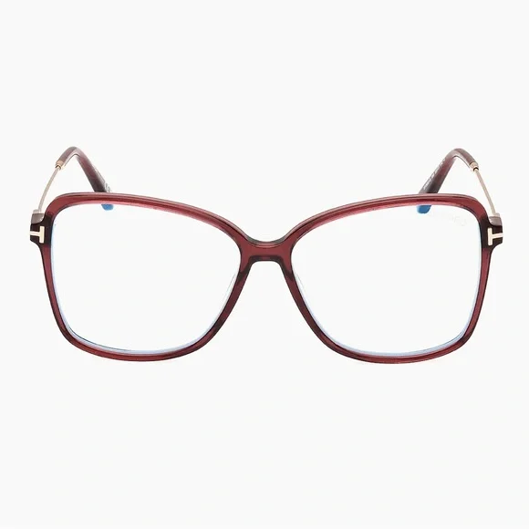 TOM FORD 55MM Blue Block Butterfly Eyeglasses - Picture 2 of 4